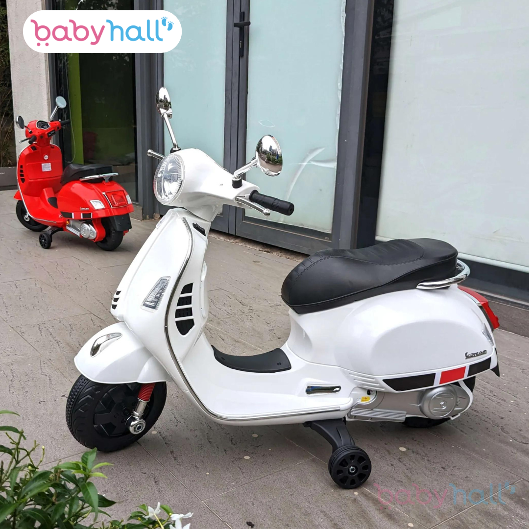 Moto électrique VESPA KIDS 12V pour Enfants (2 à 6 ans)