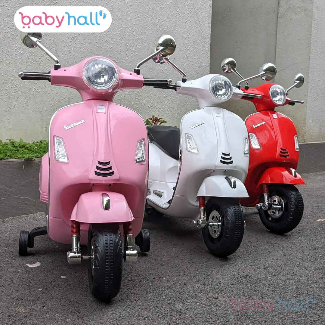 Moto électrique VESPA KIDS 12V pour Enfants (2 à 6 ans)