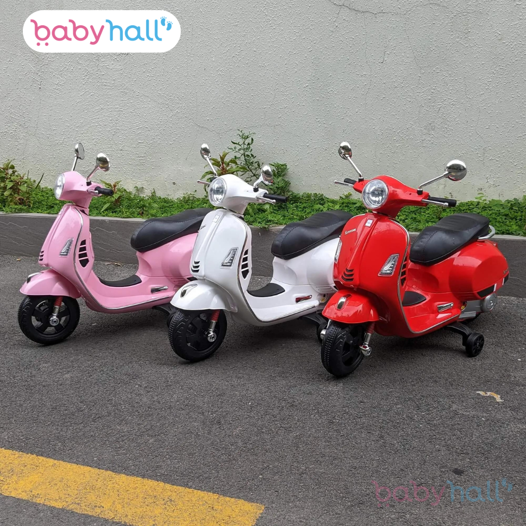 Moto électrique VESPA KIDS 12V pour Enfants (2 à 6 ans)