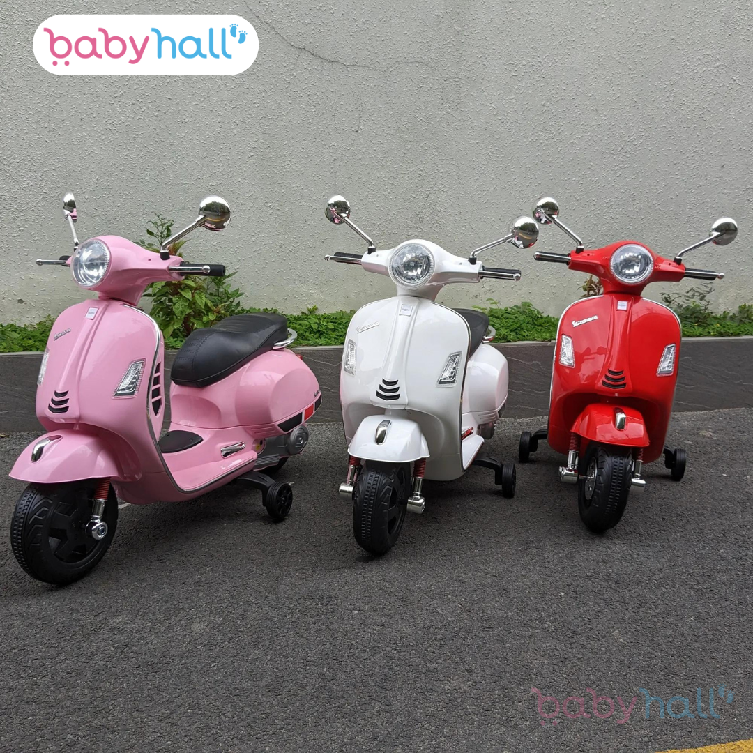 Moto électrique VESPA KIDS 12V pour Enfants (2 à 6 ans)