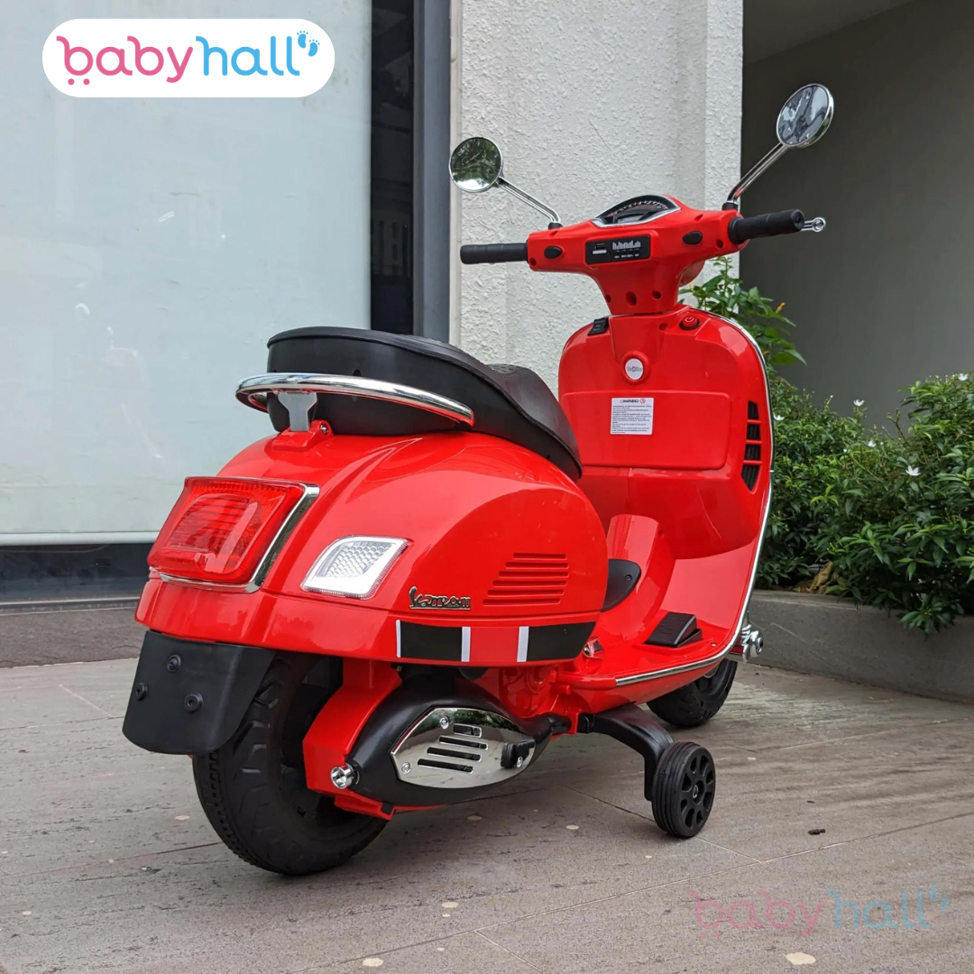 Moto électrique VESPA KIDS 12V pour Enfants (2 à 6 ans)