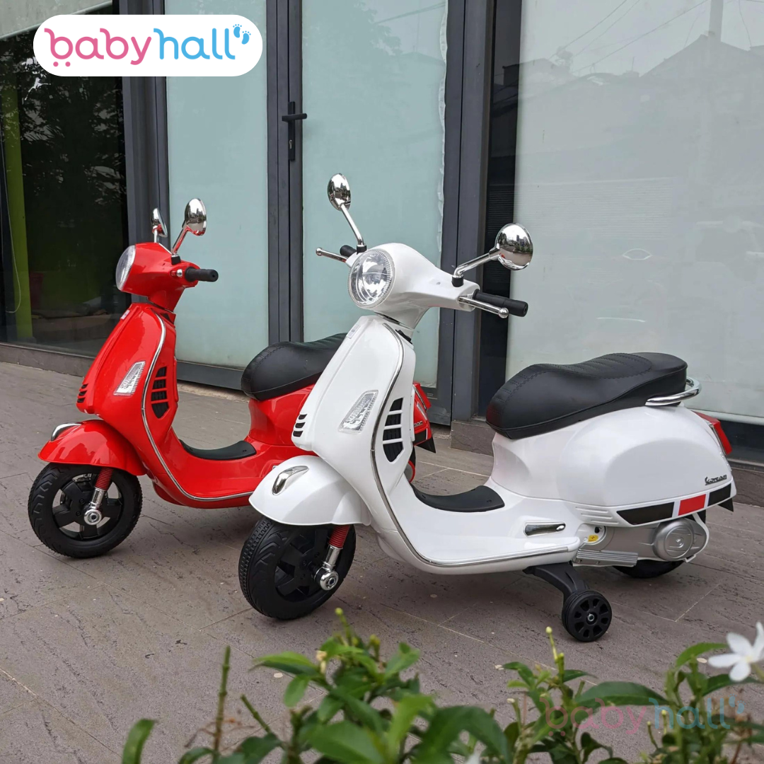 Moto électrique VESPA KIDS 12V pour Enfants (2 à 6 ans)