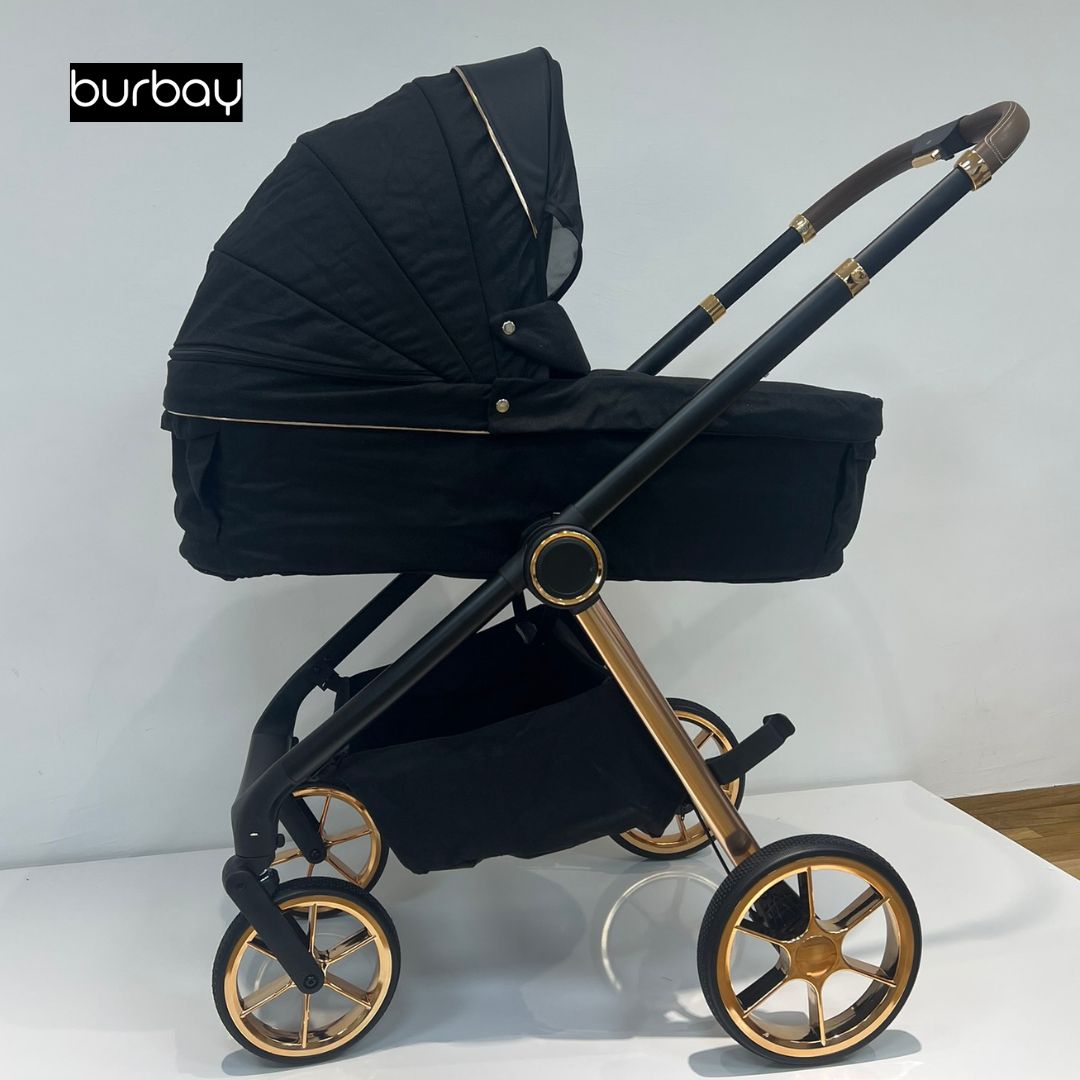 Pack Poussette 4-en-1 Burbay Premium Comfort Golden – En Promotion