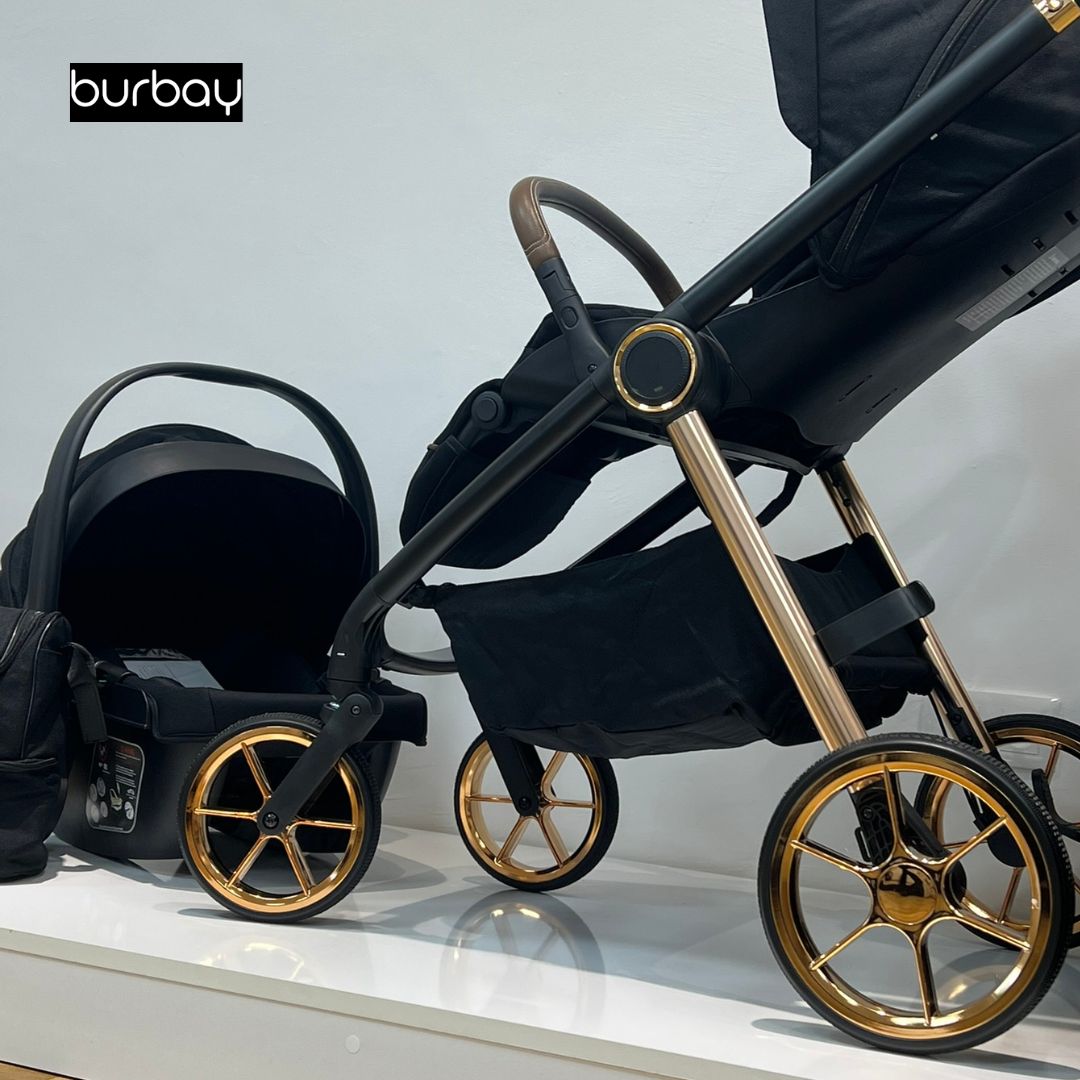 Pack Poussette 4-en-1 Burbay Premium Comfort Golden – En Promotion