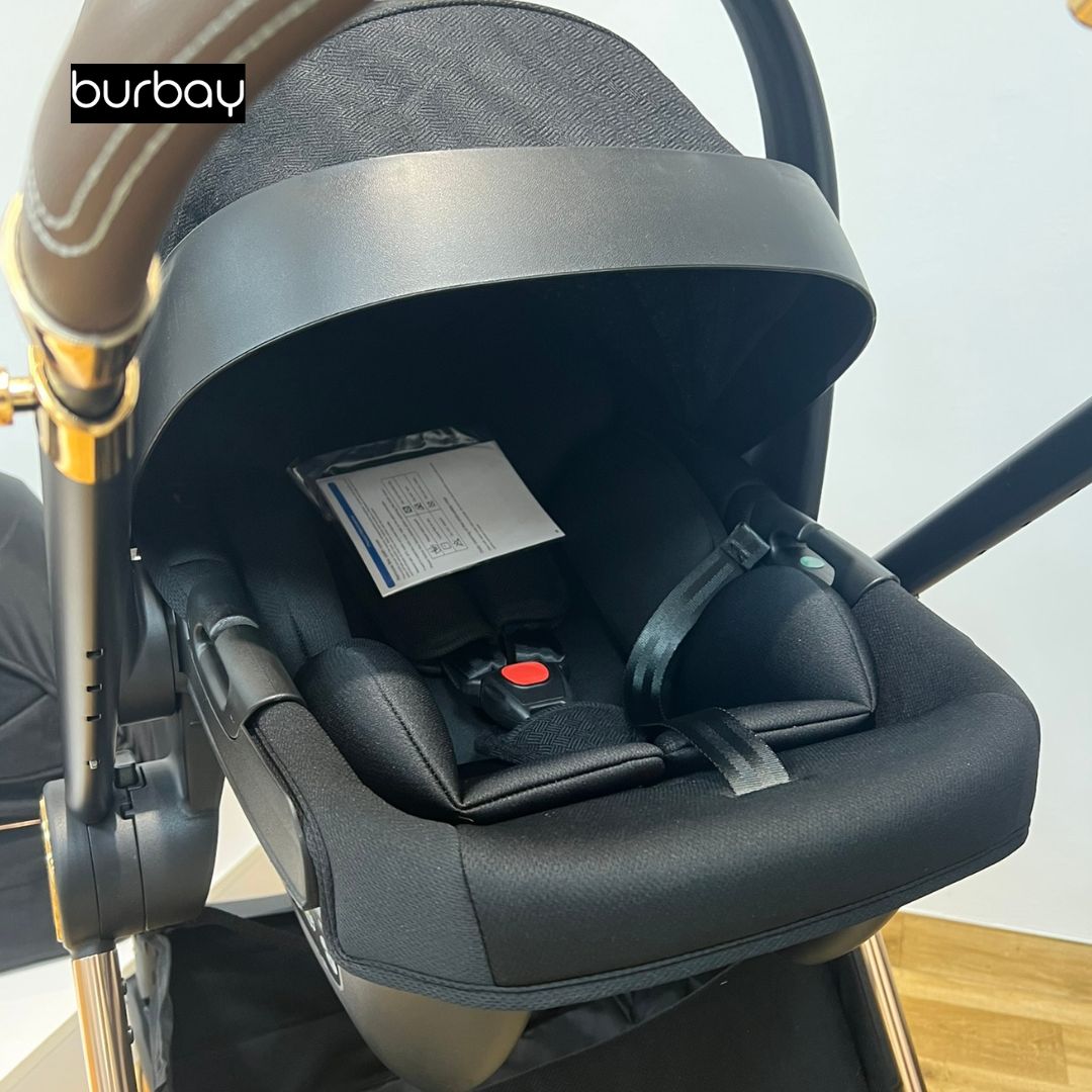Pack Poussette 4-en-1 Burbay Premium Comfort Golden – En Promotion