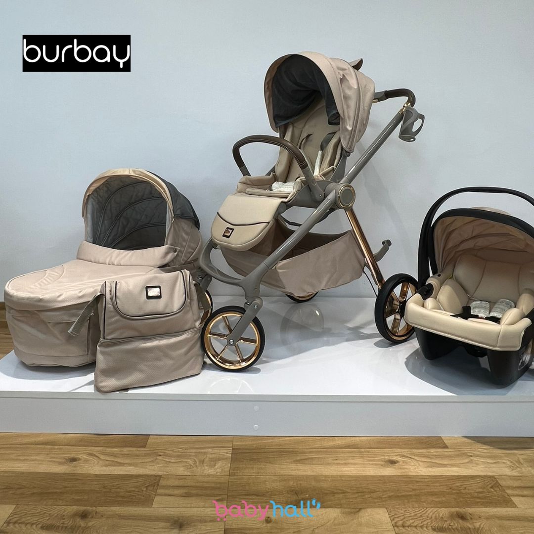 Pack Poussette 4-en-1 Burbay Premium Comfort Golden – En Promotion