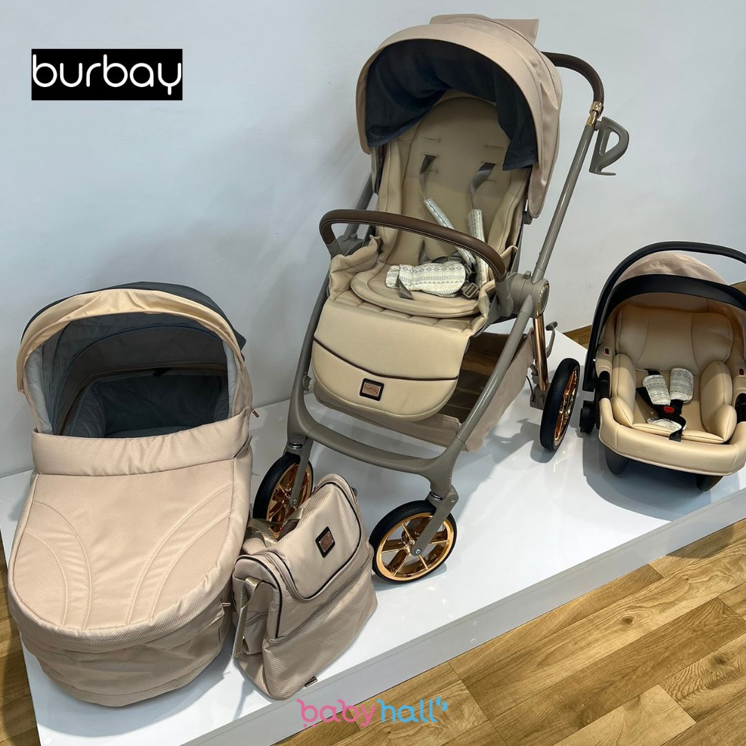 Pack Poussette 4-en-1 Burbay Premium Comfort Golden – En Promotion