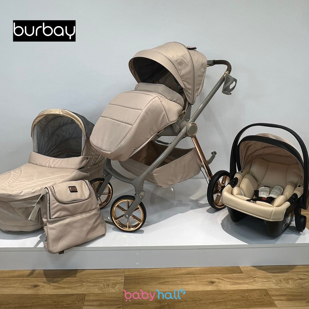 Pack Poussette 4-en-1 Burbay Premium Comfort Golden – En Promotion