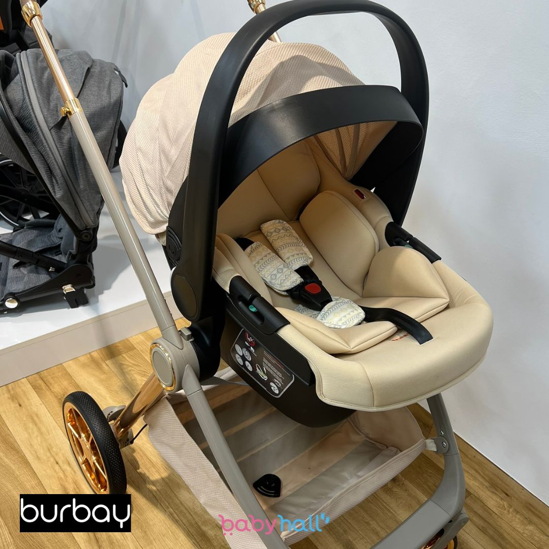 Pack Poussette 4-en-1 Burbay Premium Comfort Golden – En Promotion
