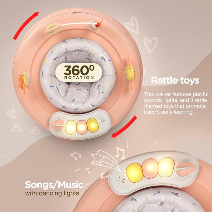 Trotteur Youpala Avec siège pivotant 360° Réglable