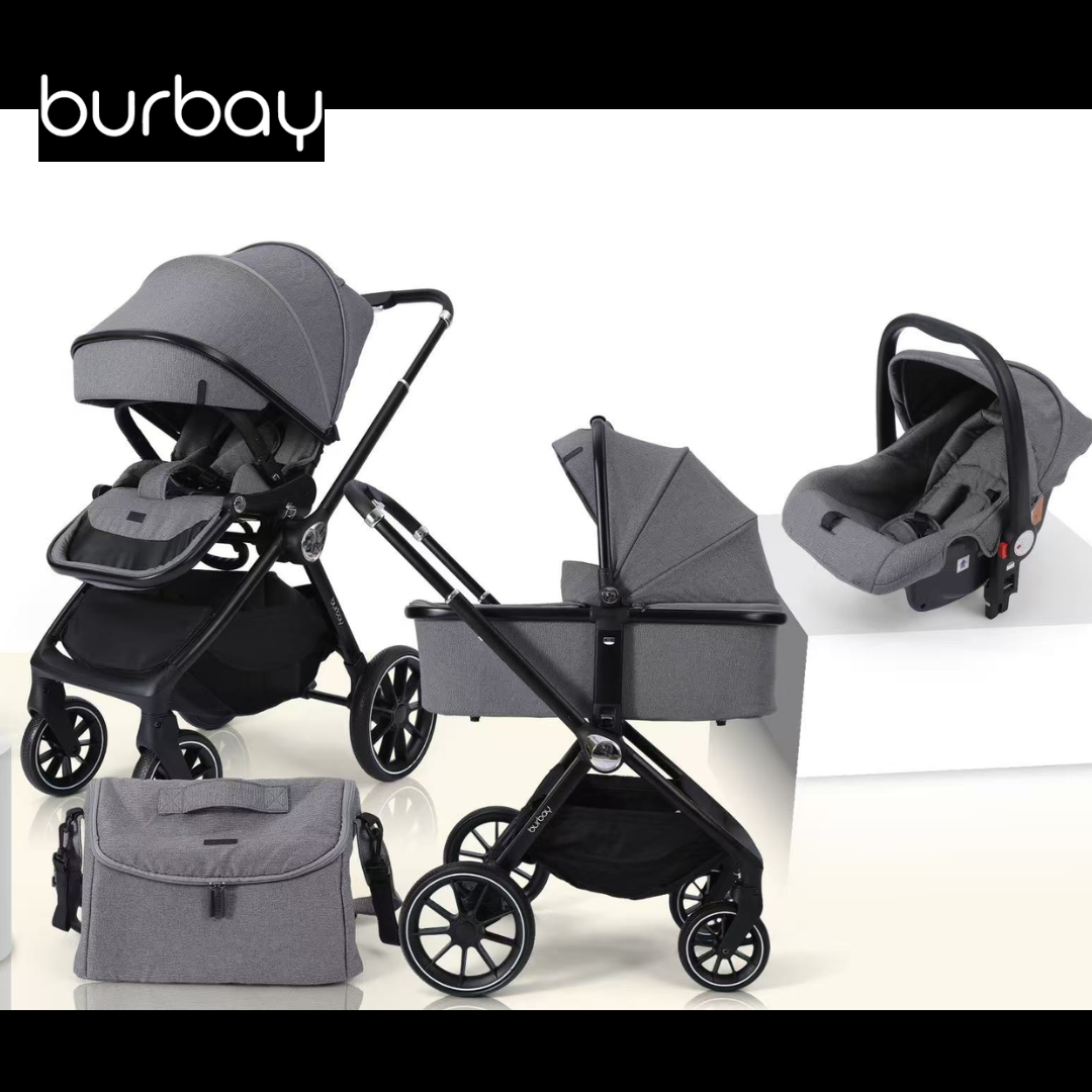 Pack Poussette BURBAY 4en1 - Premium Confort 2025