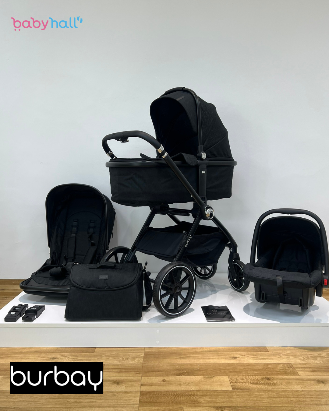Pack Poussette BURBAY 4en1 - Premium Confort 2025