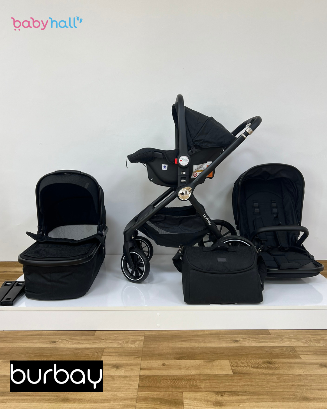 Pack Poussette BURBAY 4en1 - Premium Confort 2025