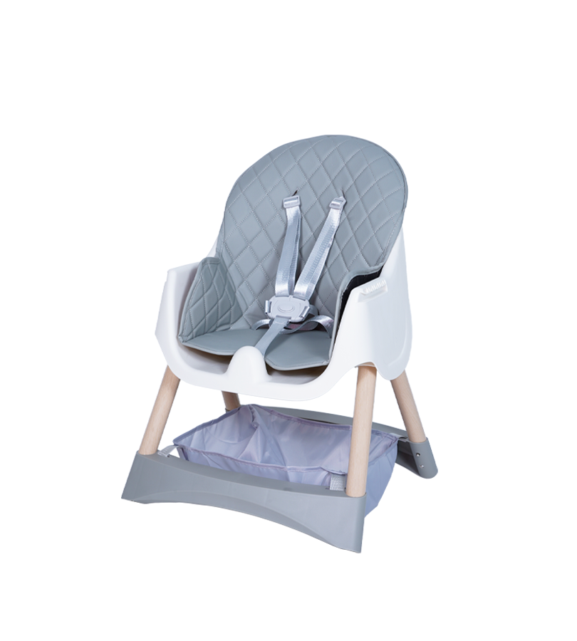 Chaise Haute PRESTIGE Mon Bébé - Finition Bois