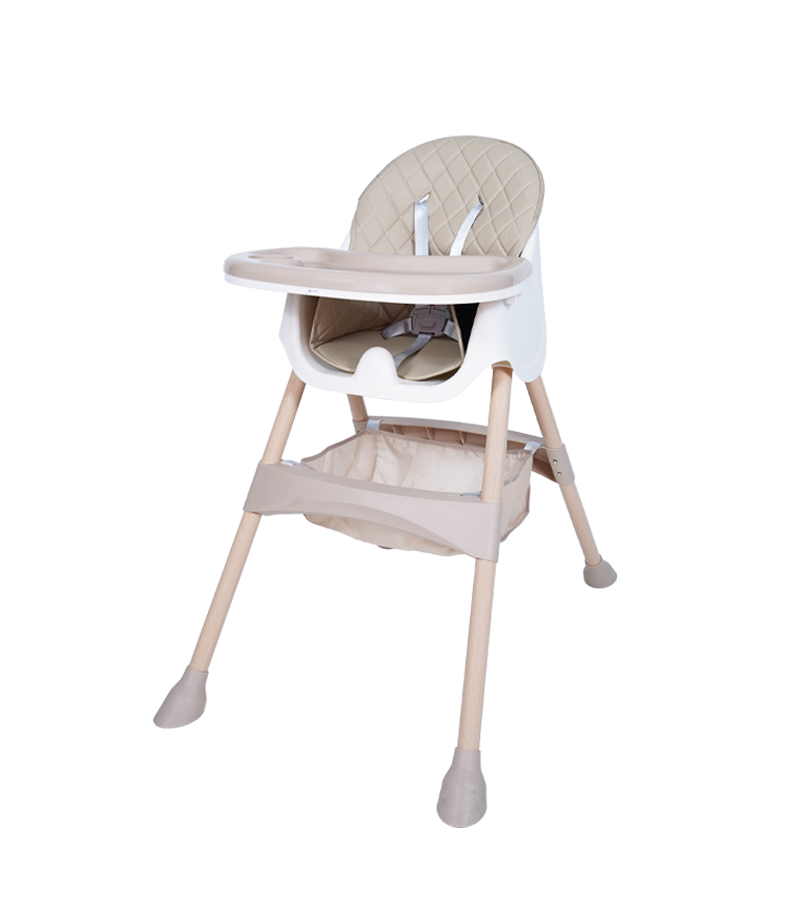 Chaise Haute PRESTIGE Mon Bébé - Finition Bois