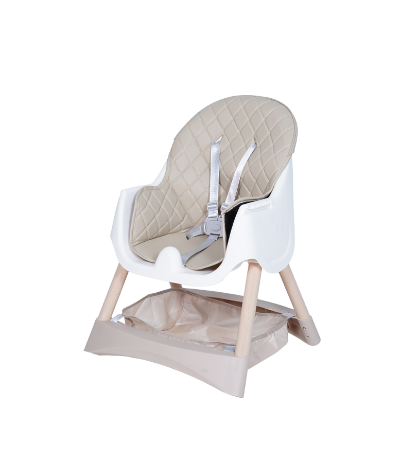 Chaise Haute PRESTIGE Mon Bébé - Finition Bois