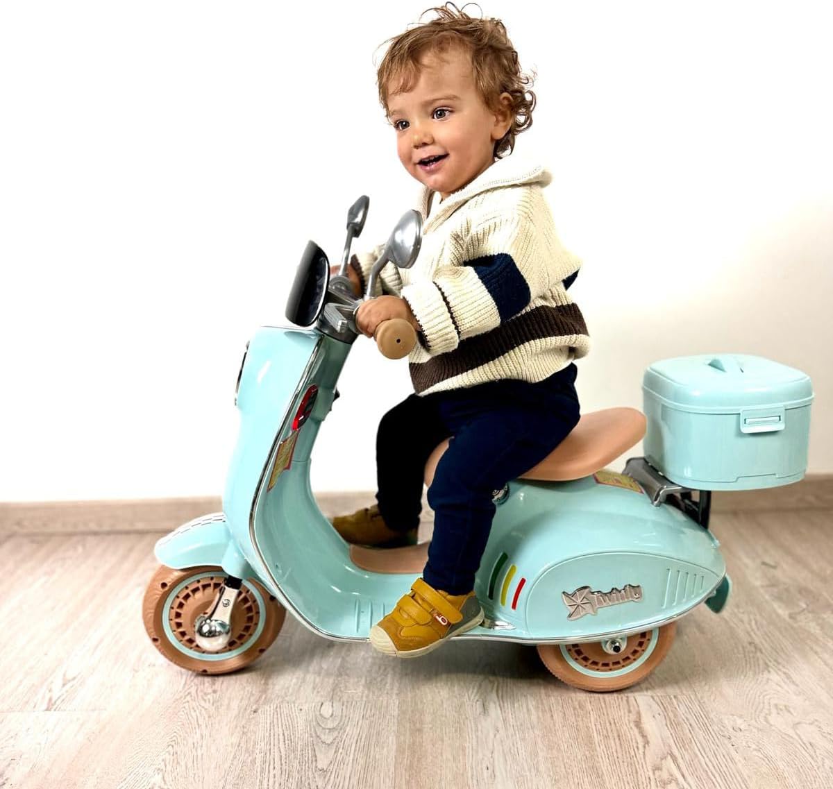 Moto électrique VESPA KIDS 12V pour Enfants (2 à 4 ans)