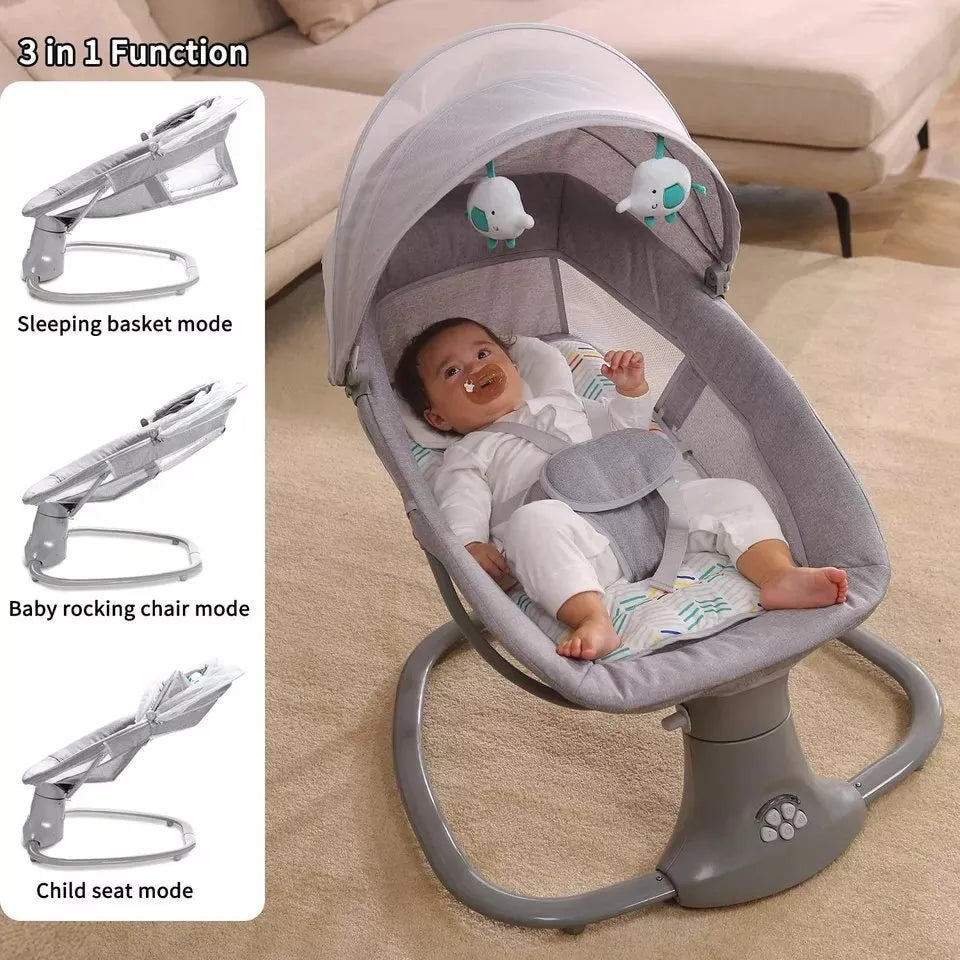 Balancelle électrique MASTELA 3en1 + Télécommande