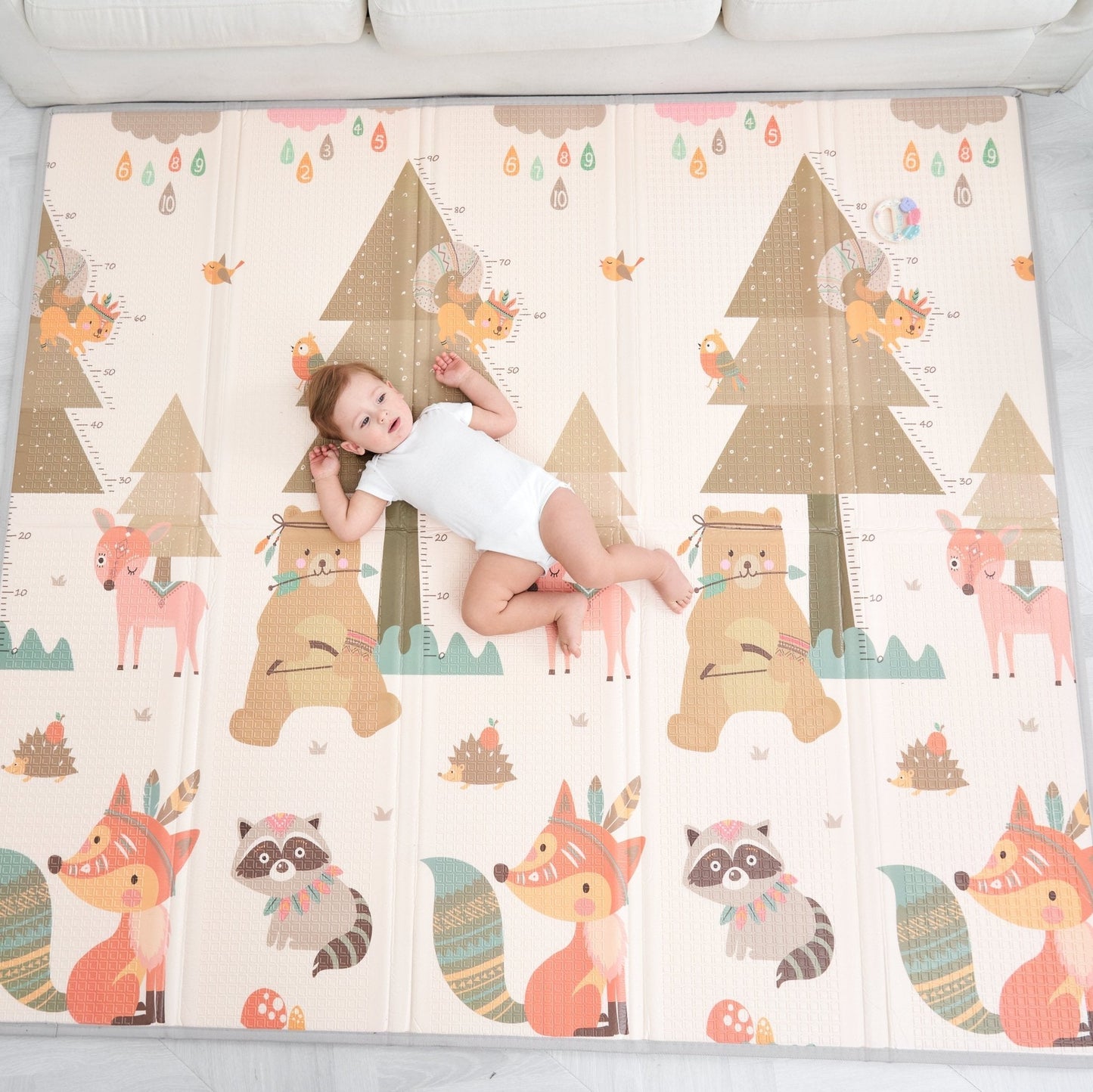 Tapis de Jeu en mousse, épais et pliable pour enfants