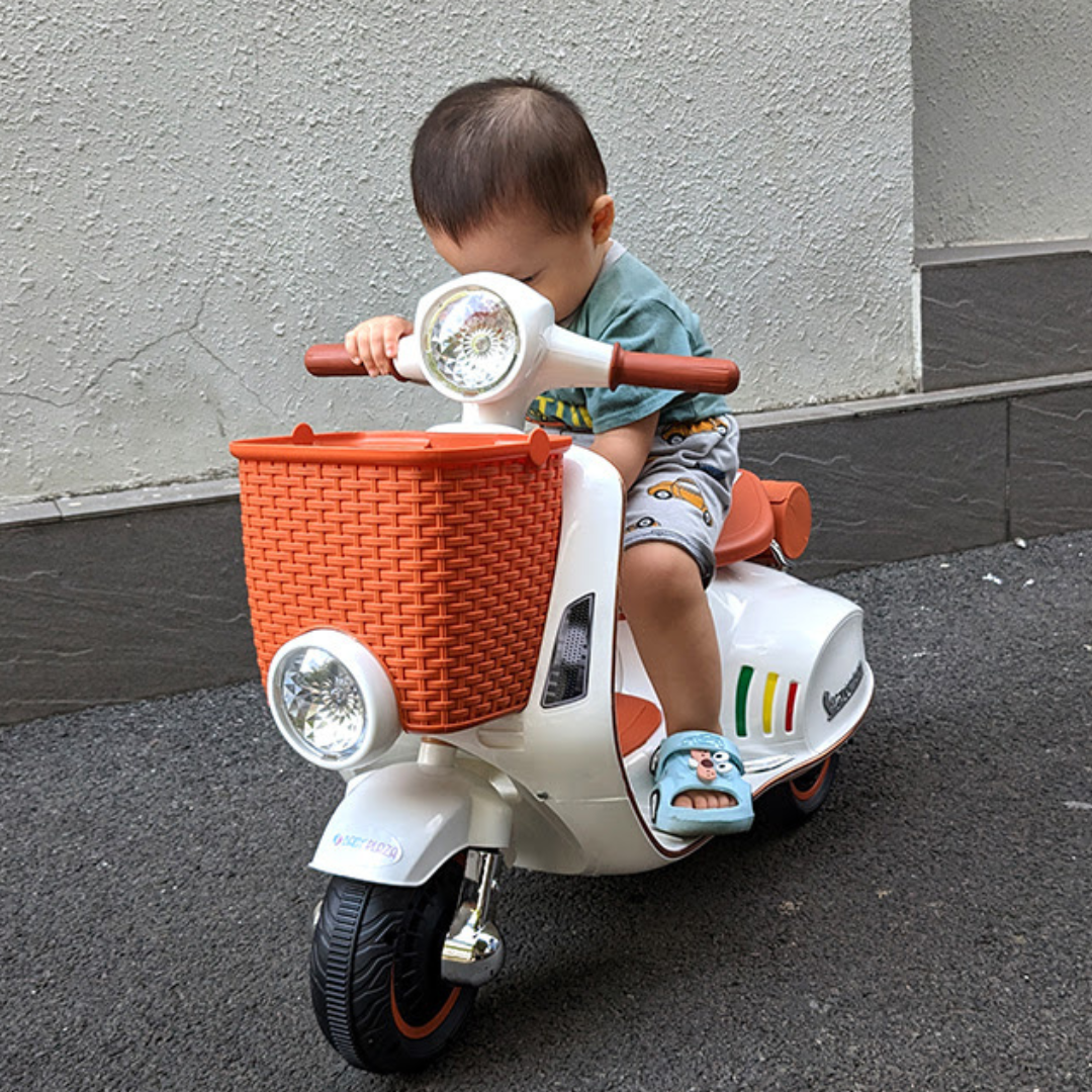 Moto électrique VESPA KIDS 12V pour Enfants