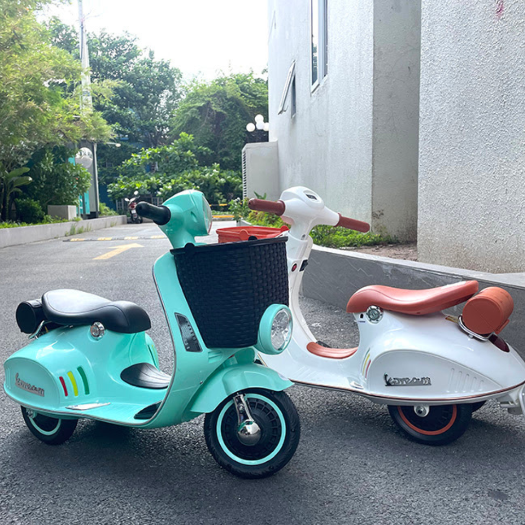 Moto électrique VESPA KIDS 12V pour Enfants