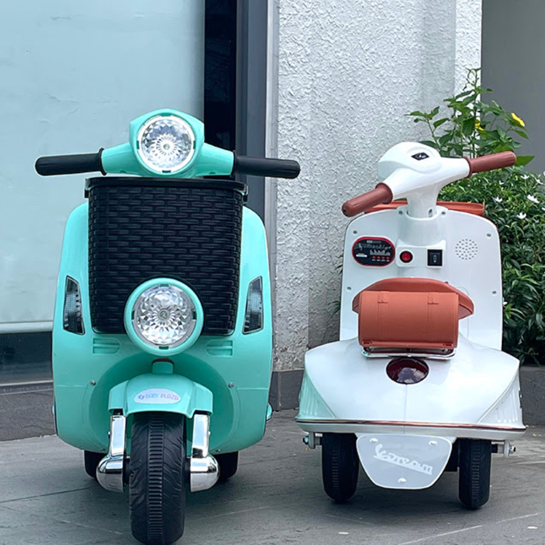 Moto électrique VESPA KIDS 12V pour Enfants