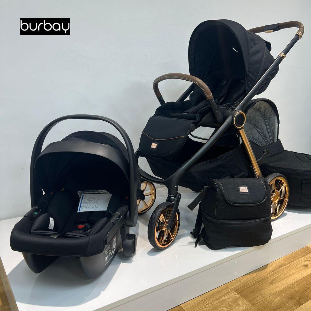 Pack Poussette 4-en-1 Burbay Premium Comfort Golden – En Promotion