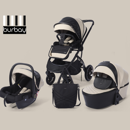 Pack Poussette 4 en 1 Burbay Premium Comfort – Elite Edition
