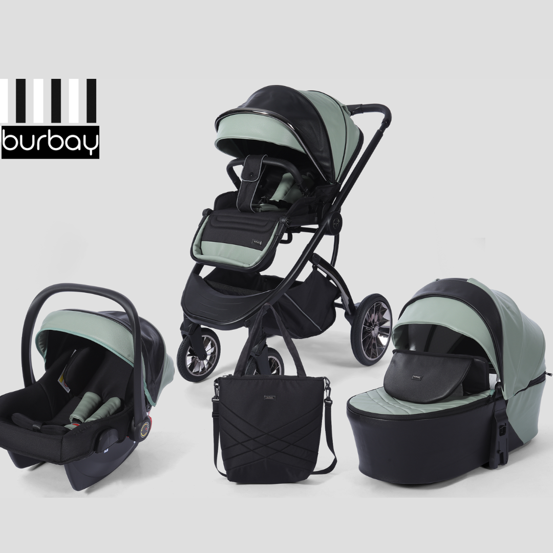 Pack Poussette 4 en 1 Burbay Premium Comfort – Elite Edition