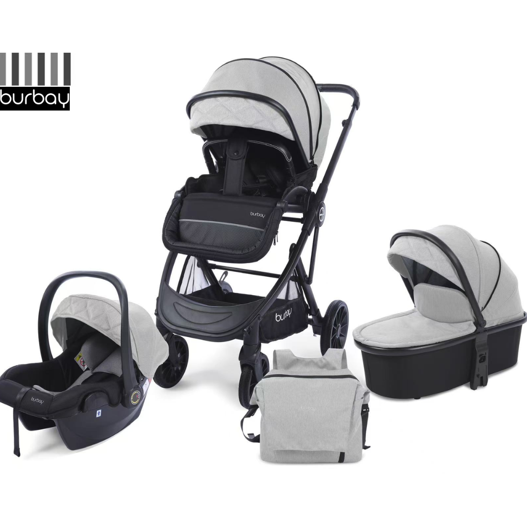 Pack Poussette 4 en 1 Burbay Premium Comfort – Signature Edition