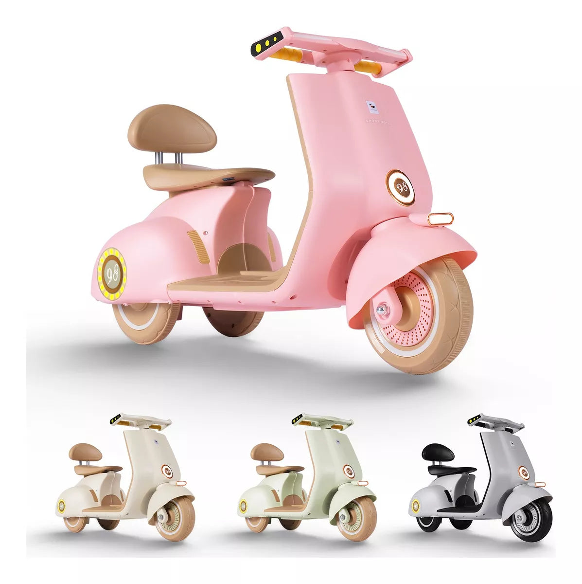 Scooter électrique Vespa Junior 12V - Age 5 à 12 ans